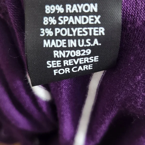 Purple with White Stripes - Picture 3 of 4